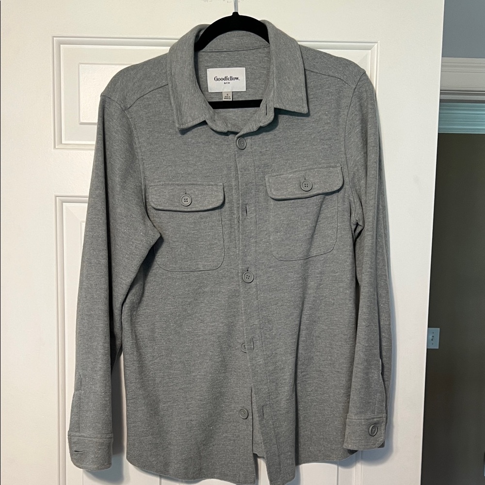 Goodfellow & Co Men's Light Gray Shirt Jacket